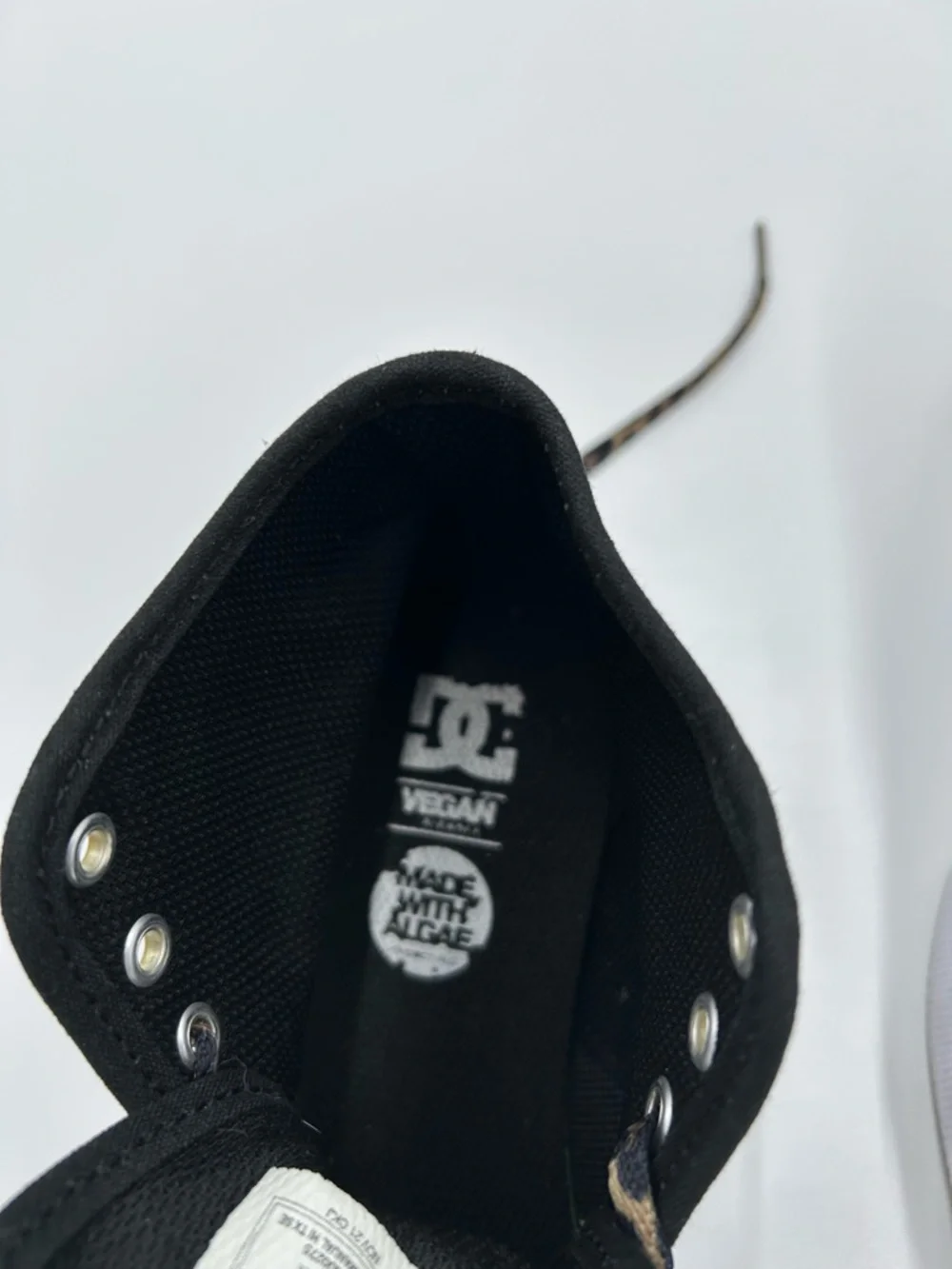 Leopard Laced DC Black High-Top Sneakers 9